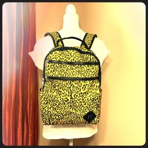 FIERCE animal print backpack